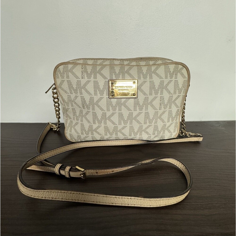 Michael Kors Jet Set Crossbody Bag - Tan